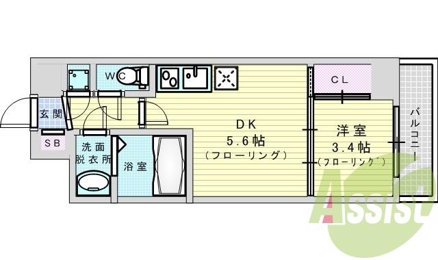 12階の間取り図