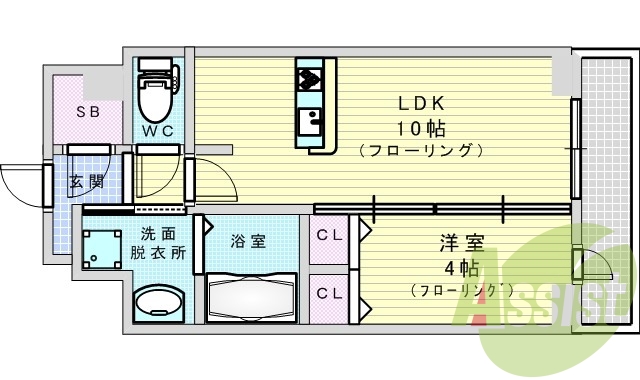 10階の間取り図