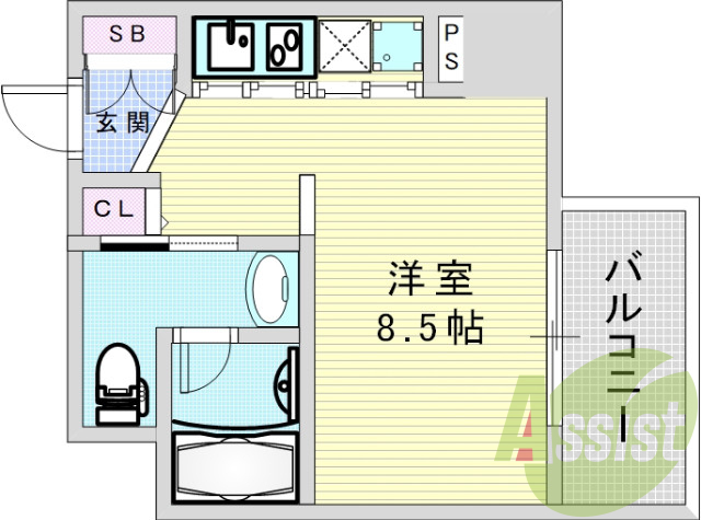 北区堂山町。Innocent Doyama