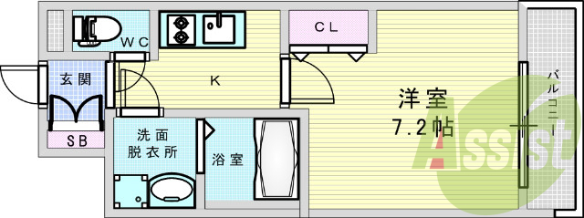 11階の間取り図