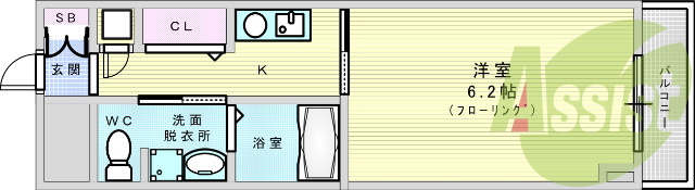 2階の間取り図