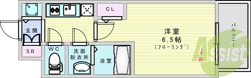 9階の間取り図