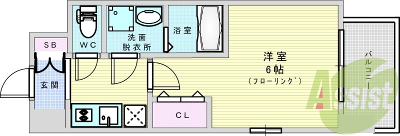 9階の間取り図