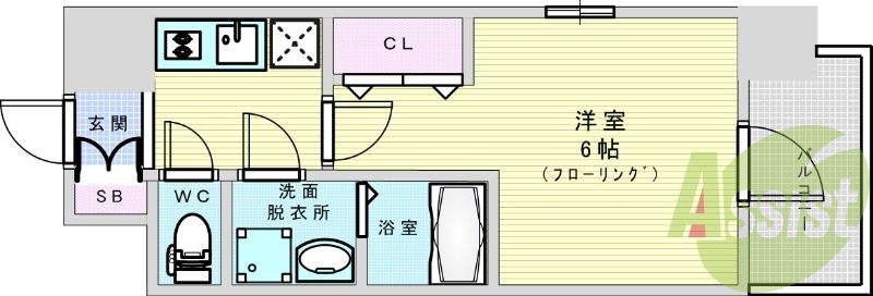 11階の間取り図