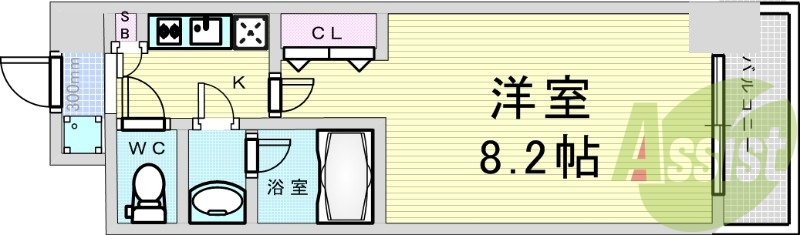5階の間取り図