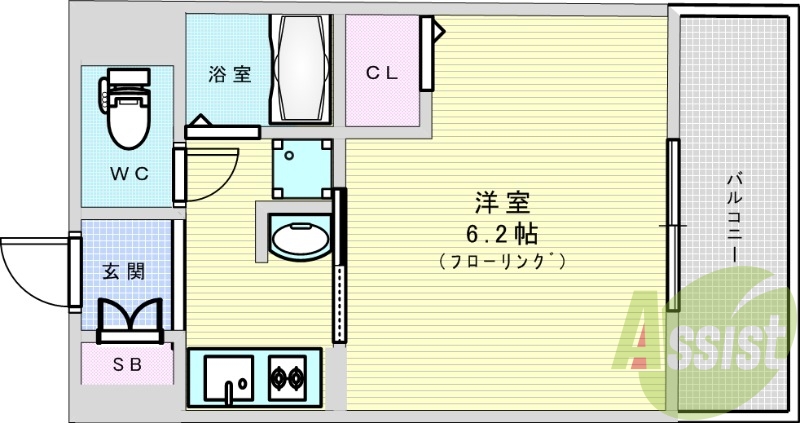 9階の間取り図