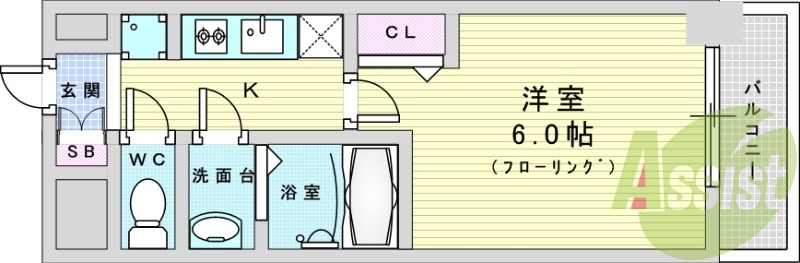 3階の間取り図