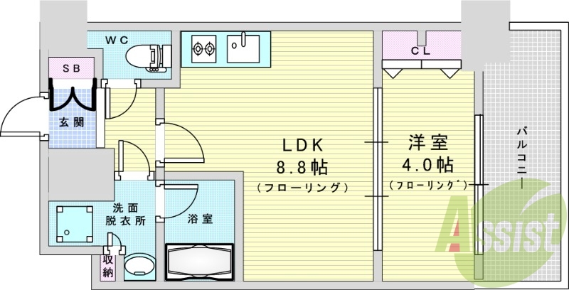 5階の間取り図