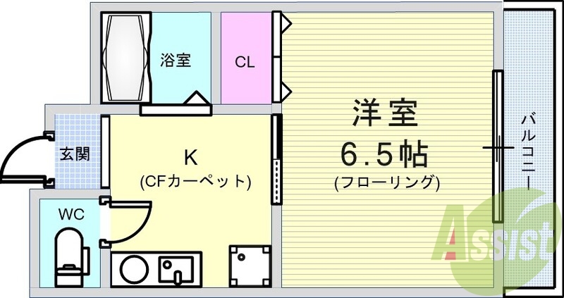 2階の間取り図