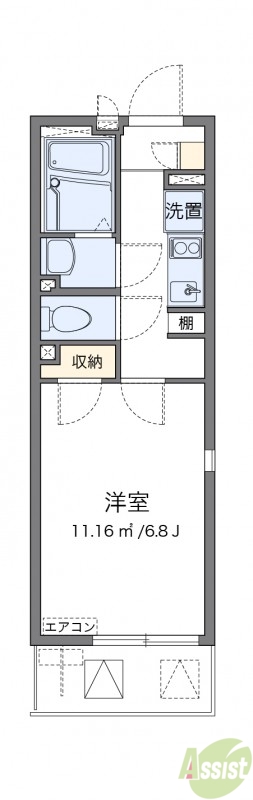代表的な間取のため実際の間取とは異なる場合があります