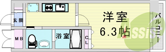 5階の間取り図