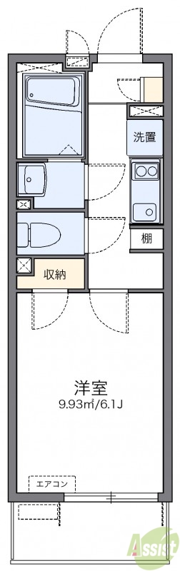 代表的な間取のため実際の間取とは異なる場合があります