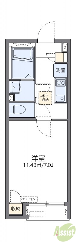 代表的な間取のため実際の間取とは異なる場合があります