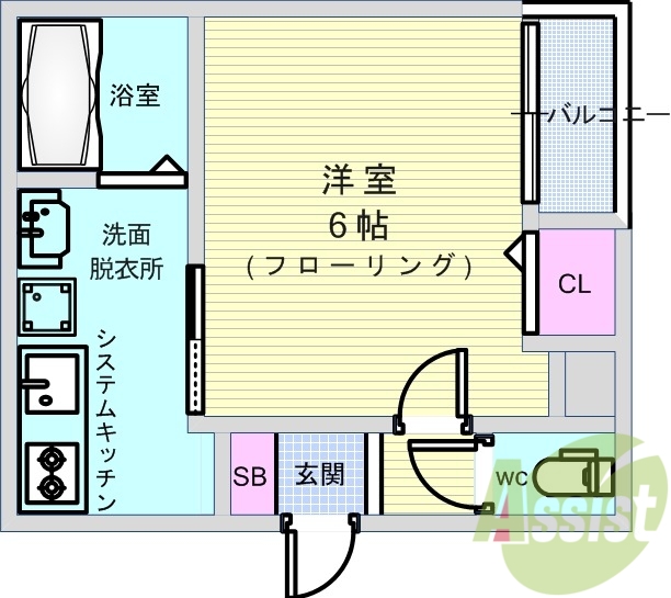 3階の間取り図