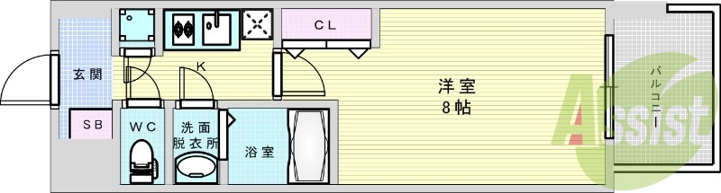 4階の間取り図