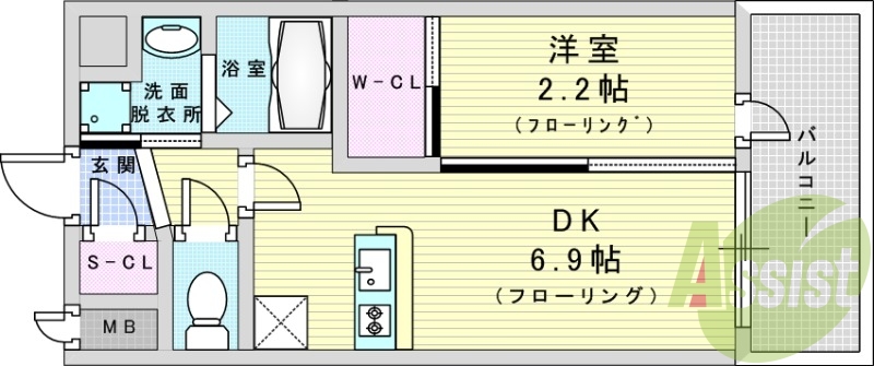 5階の間取り図