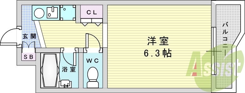 3階の間取り図