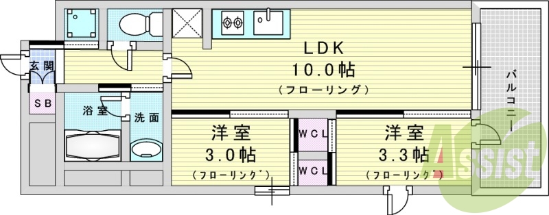 12階の間取り図