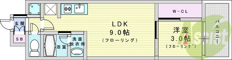 11階の間取り図