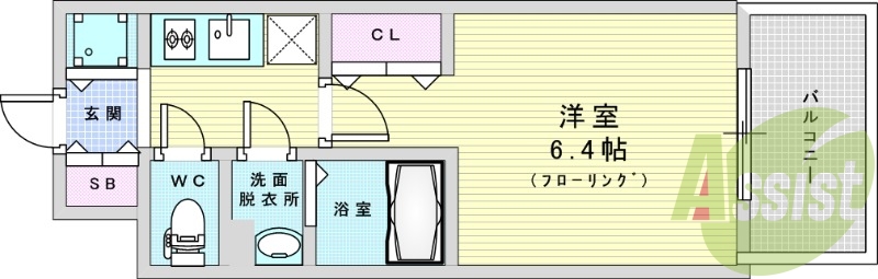 2階の間取り図