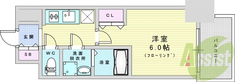 5階の間取り図