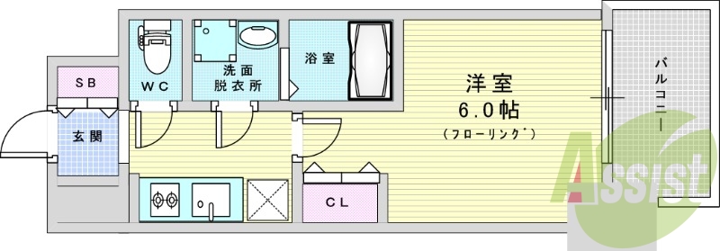 5階の間取り図