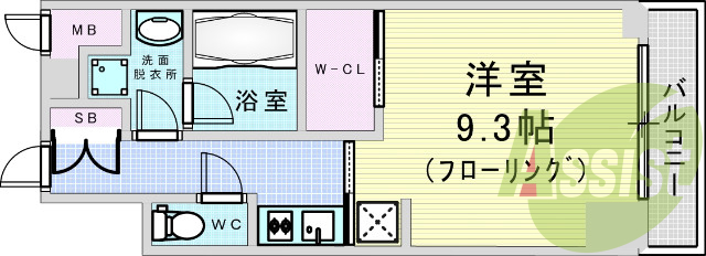 6階の間取り図