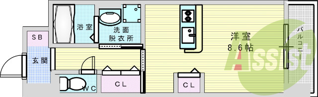3階の間取り図