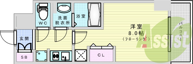 9階の間取り図