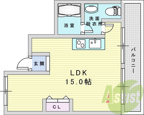 11階の間取り図