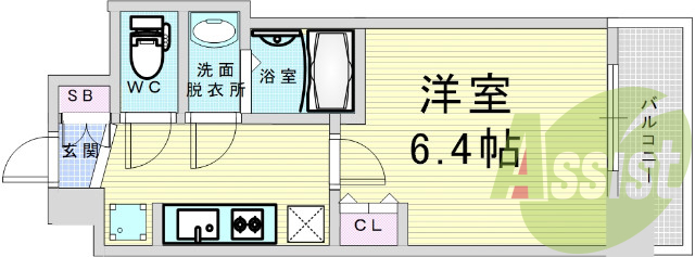 大阪市北区大淀中。