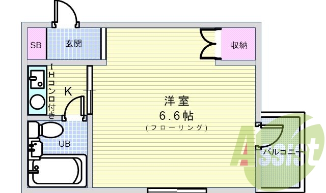 １Ｒ・２０平米