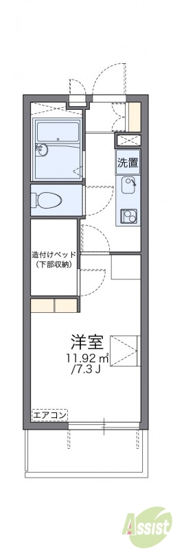 代表的な間取のため実際の間取とは異なる場合があります