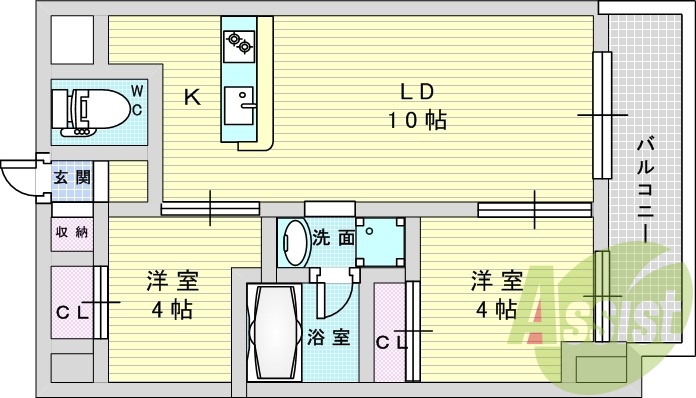 3階の間取り図