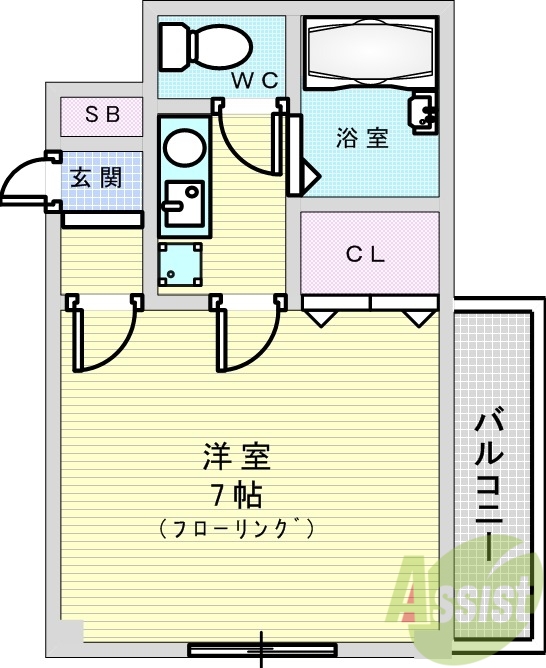 3階の間取り図