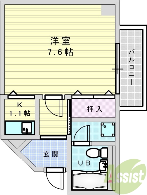 3階の間取り図