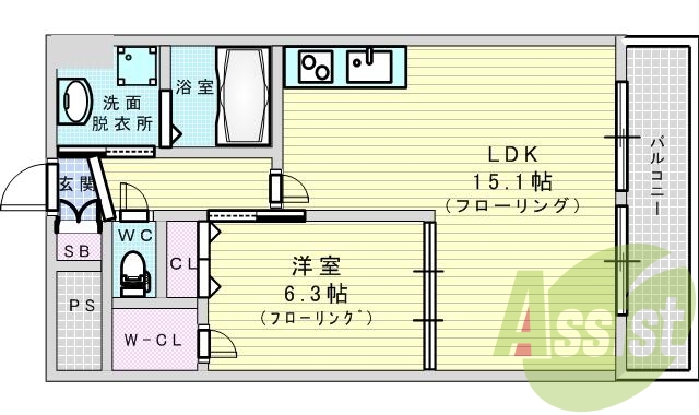 11階の間取り図
