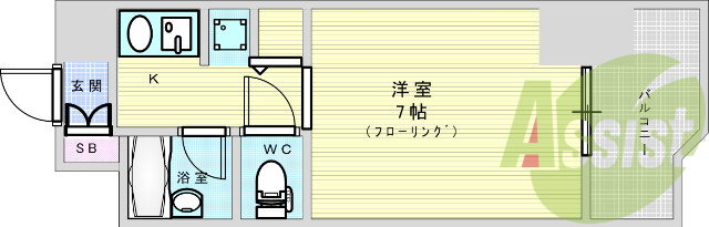 5階の間取り図