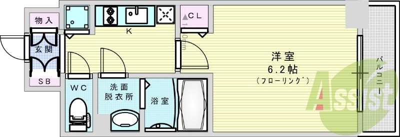 10階の間取り図