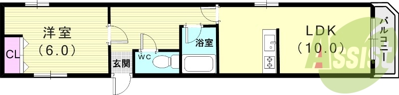 3階の間取り図