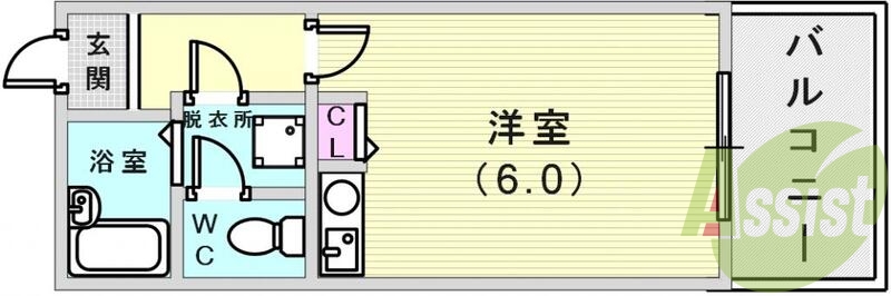 1階の間取り図