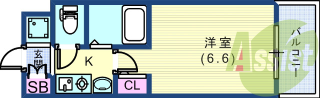 5階の間取り図