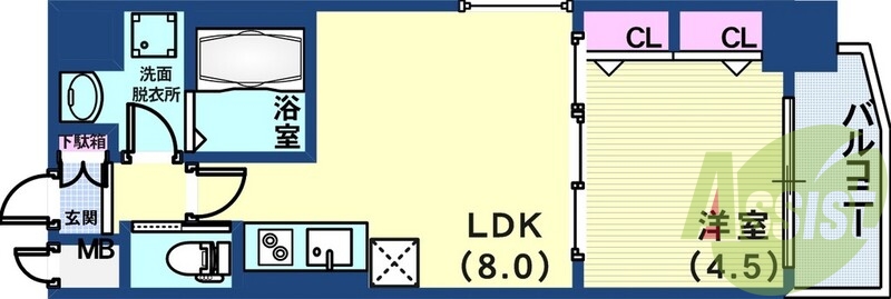 11階の間取り図