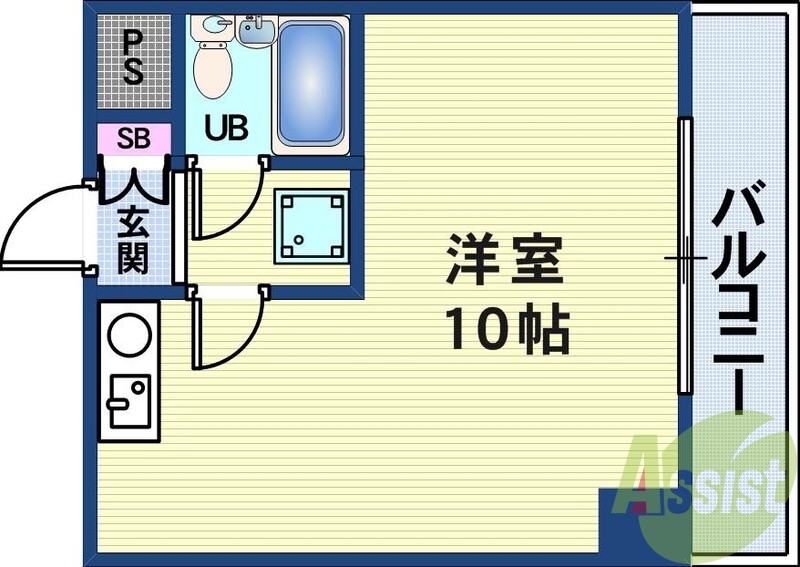 8階の間取り図