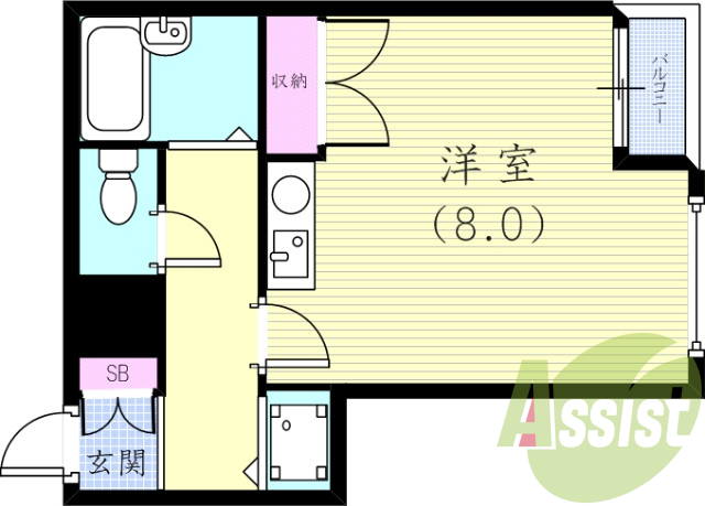3階の間取り図