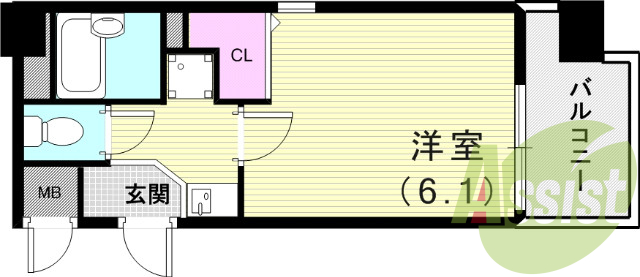 8階の間取り図