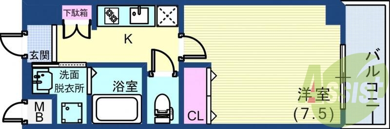 3階の間取り図