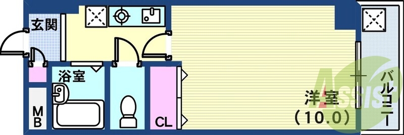5階の間取り図