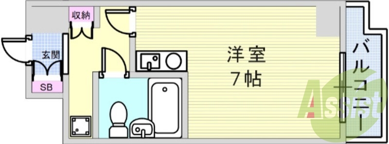 7階の間取り図
