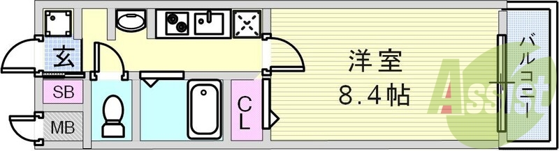 10階の間取り図